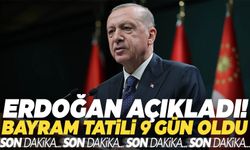 Kurban Bayramı tatili 9 gün oldu!