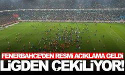 Fenerbahçe ligden çekiliyor… Resmi açıklama geldi!