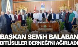 Başkan Balaban Bitlisliler Derneği’ni ağırladı