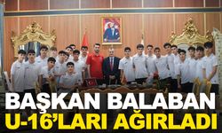 Başkan Balaban Yunusemre'nin U16'larını ağırladı