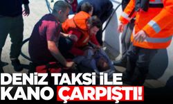 İstanbul’da deniz taksi ile kano çarpıştı… Bir kadının ayağı koptu!