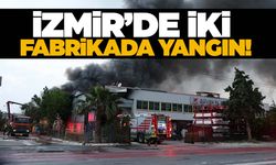 İzmir’de iki fabrikada yangın!