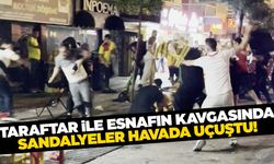 İzmir’de ortalık karıştı… Göztepe taraftarları ile iş yeri çalışanları arasında kavga!