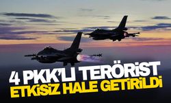 MSB duyurdu: 4 PKK'lı terörist etkisiz hale getirildi