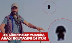 Türkiye'de insanı andıran bir cisim gökyüzünde görüntülendi