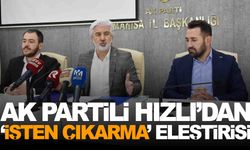 AK Partili Hızlı’dan CHP’li belediyelere ültimatom!