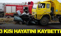 Balıkesir-İzmir yolunda feci kaza: 3 can kaybı var