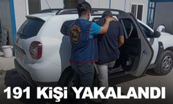 İzmir jandarmasından “Mercek-6” operasyonu… 191 kişi yakalandı