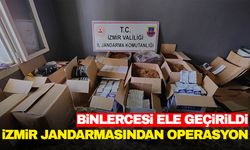 İzmir'de kaçakçılık operasyonu… Binlerce adet ele geçirildi…