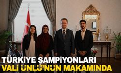 Vali Ünlü Türkiye Şampiyonlarını ağırladı