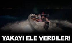 İzmir açıklarında lastik botla kaçıyorlardı… Ekipler yakaladı