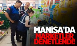 Manisa'da zincir marketler denetlendi