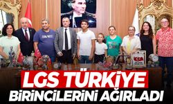 Başkan Balaban LGS Türkiye birincilerini ağırladı