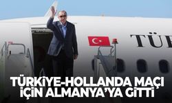 Cumhurbaşkanı Erdoğan maç için Almanya’ya gitti