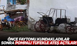 İzmir’de faytonu kundaklayıp dehşet saçtılar: 1 ölü, 5 yaralı