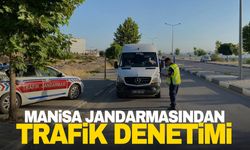 Manisa Jandarmasından trafik denetimi… Yüzlerce sürücüye cezai işlem uygulandı