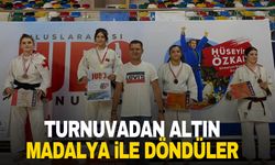 Yunusemreli judocular uluslararası turnuvada üç altın madalya kazandı