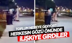 Rezillik diz boyu! İstanbul'da herkesin önünde ilişkiye girdiler!