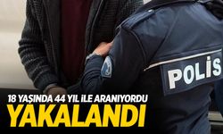 18 yaşında 44 yıl ile aranan şüpheli yakalandı