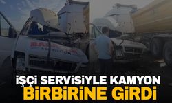 Adana’da işçi servisiyle kamyon birbirine girdi: 3 ölü, 7 yaralı