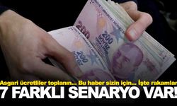 Asgari ücretle ilgili 7 senaryo… İşte ortaya çıkan rakamlar!