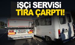 Aydın'da işçi servisi tıra çarptı!