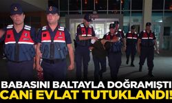 Babasını baltayla parçalara bölen şahıs tutuklandı!