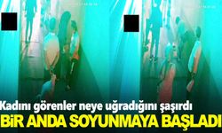 Bir anda soyunmaya başladı… Orada olanlar neye uğradığını şaşırdı!