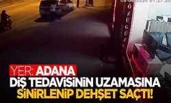 Yer: Adana! Diş tedavisinin uzamasına sinirlenip kliniği kurşunladı!