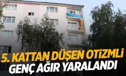 Erzurum’da otizmli genç 5’inci kattan düştü!