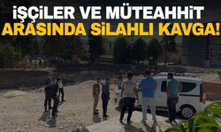 Bolu'da işçiler ve müteahhit arasında silahlı kavga!