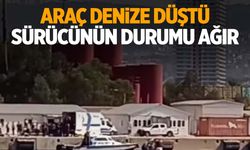 İzmir Alsancak Limanı’nda araç denize düştü! Sürücü yoğun bakımda!