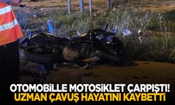 İzne gelen uzman çavuş motosiklet kazasında hayatını kaybetti