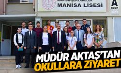 Manisa Emniyet Müdürü Fahri Aktaş okulları ziyaret etti