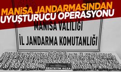 Manisa jandarmasından uyuşturucu operasyonu! 7 bin hap ele geçirildi!