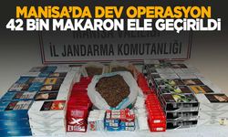 Manisa Salihli’de dev operasyon! 42 bin makaron…