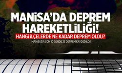 Manisa'da Deprem Hareketliliği: Manisa Son Depremler Listesi