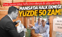 Manisa’da halk ekmek zamlandı!