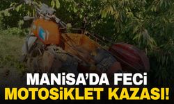 Manisa’da motosiklet kazası: 1 ölü 2 yaralı
