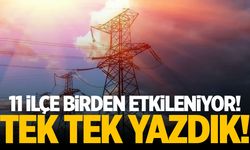 Manisa'nın 11 ilçesini etkileyen elektrik kesintisi yapılacak!