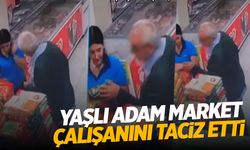 Markette skandal... Yaşlı adam genç kıza dokundu!