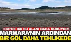 Marmara Gölü’nün ardından Ege’de bir göl daha tehlike altında!