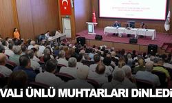 Vali Ünlü Şehzadeler ve Yunusemre muhtarlarıyla buluştu