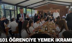 Alaşehir Belediyesinden 101 öğrenciye yemek ikramı