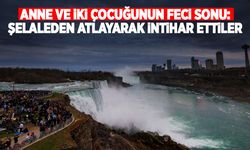 Anne, iki çocuğuyla şelaleye atlayarak intihar etti!