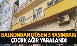 Aydın’da 3 yaşındaki çocuk sokakta oturan kişilerin üzerine düştü!