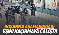 Boşanma aşamasındaki eşini sokak ortasında güpegündüz kaçırmaya çalıştı!