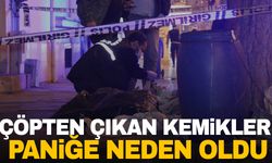 Çöpten insan kemikleri çıktı iddiası