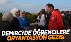 Demirci’de öğrencilere oryantasyon gezisi düzenlendi