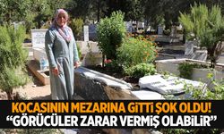 Denizli’de kocasının mezarı zarar gören kadından ilginç iddia: “Görücüler zarar vermiş olabilir”